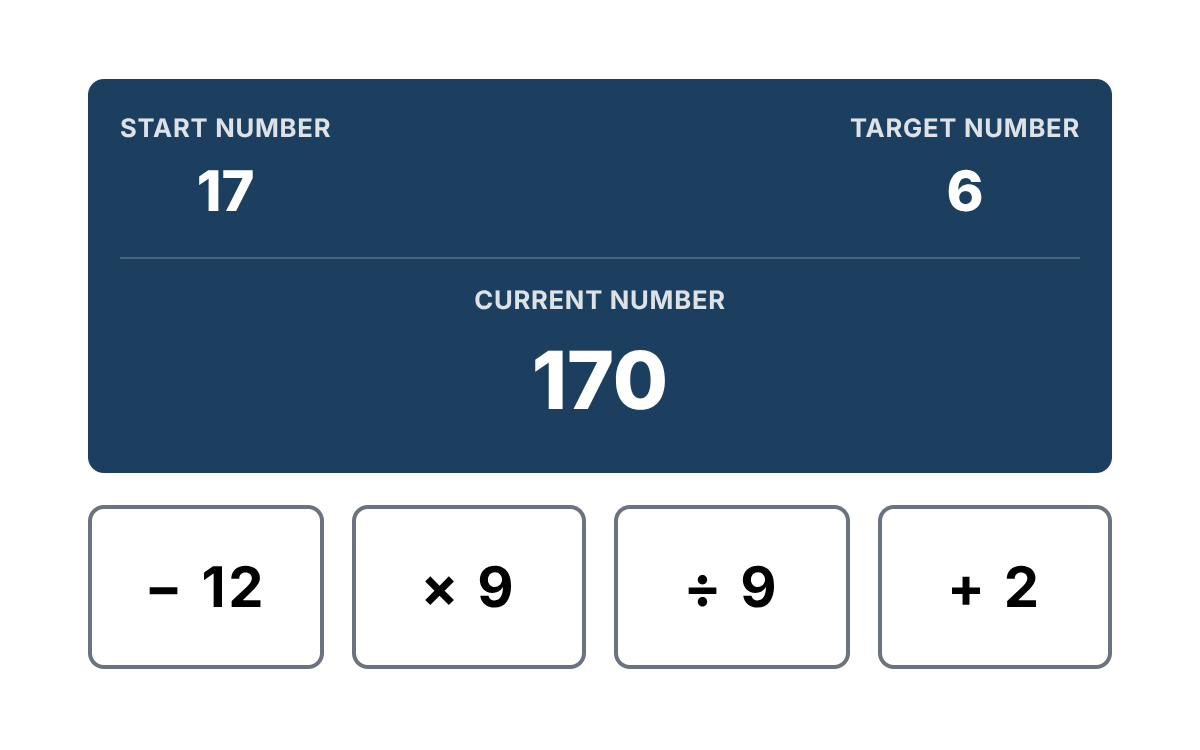 Example from the Number Path Test
