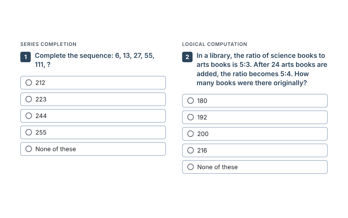 Example from the Advanced Numerical Reasoning